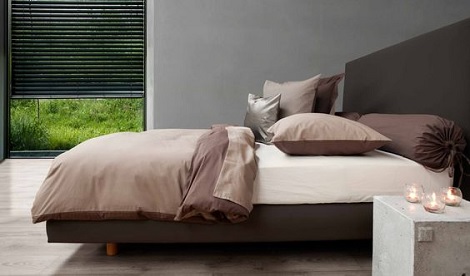 HNL overtrek royal cotton kleur :beige,chocolade